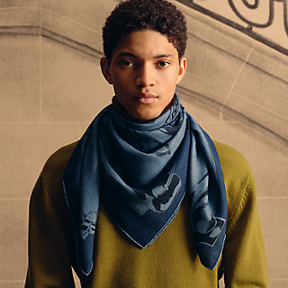 カレH 100 《エルメス・メタリック》 - ブルー | Hermès - エルメス